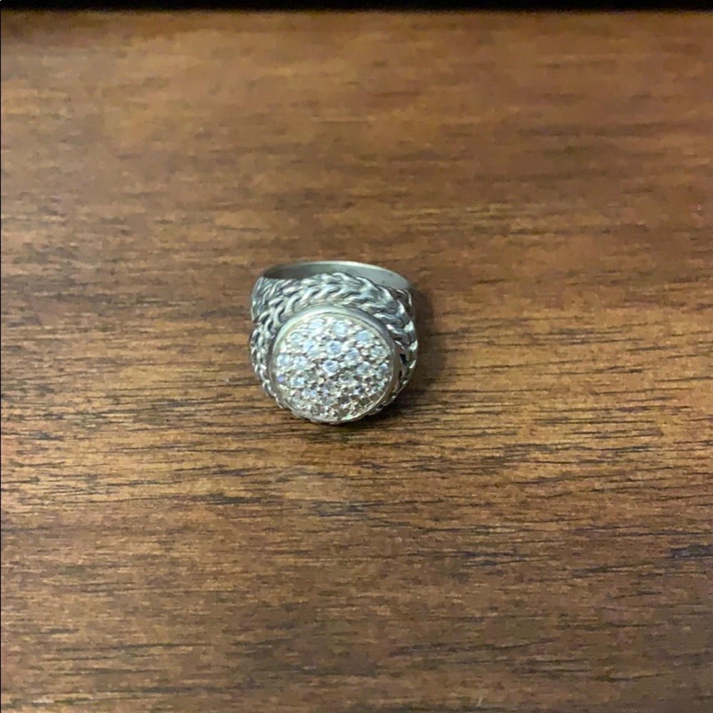 Sterling Silver Cable Ring - image 3